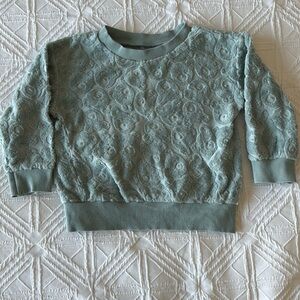 HUXBABY | Terry Cloth Toddler Crewneck Sweater | Size 18-24 months